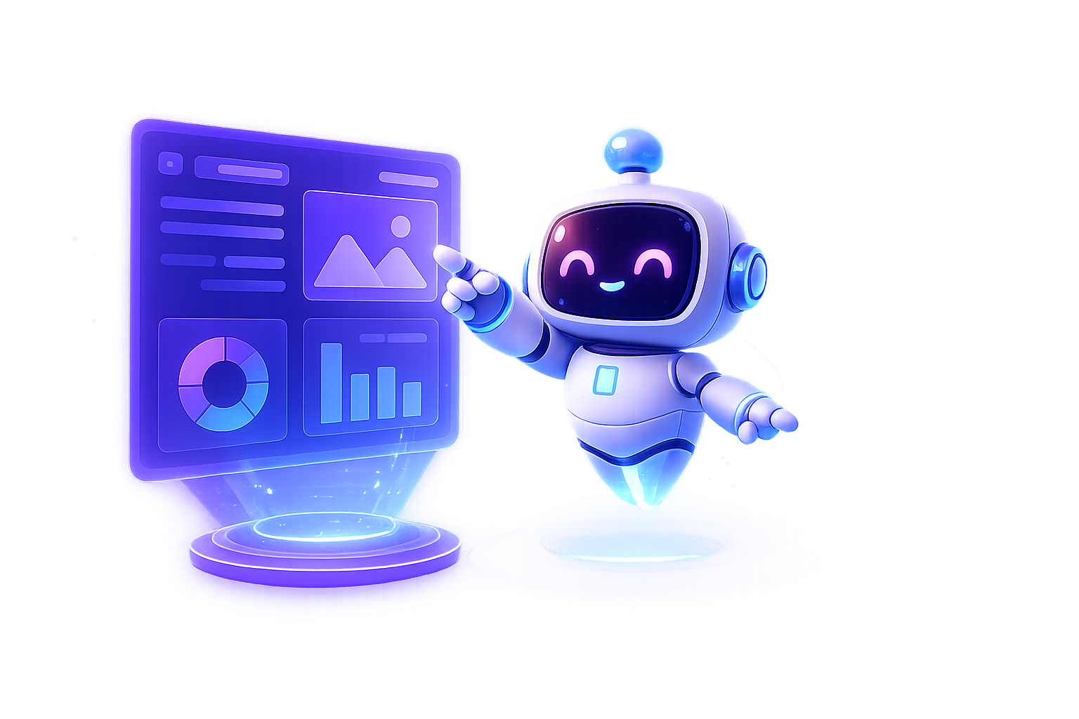 Mascote IA da Pixel Pronto